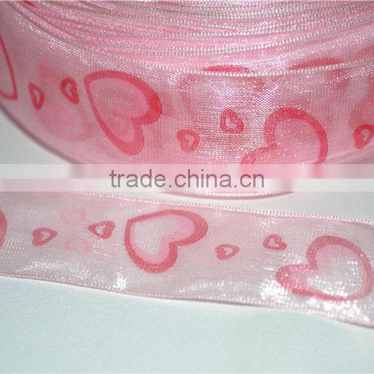 red organza ribbon