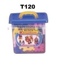 91pcs Wisdom PE blowing building block with bucket set