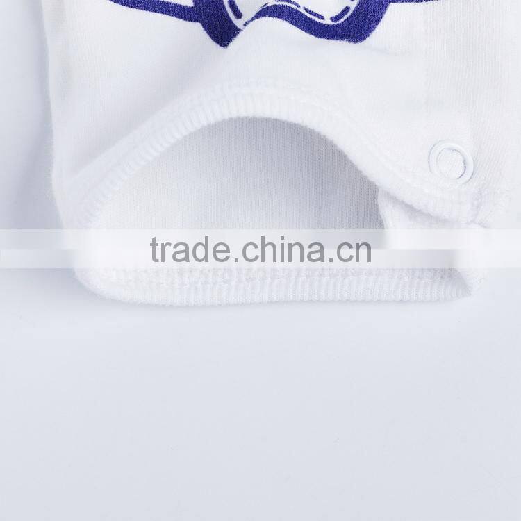 Baby Boy Clothes Set Cotton Fabric Prints Romper Jumpsuit with Hat