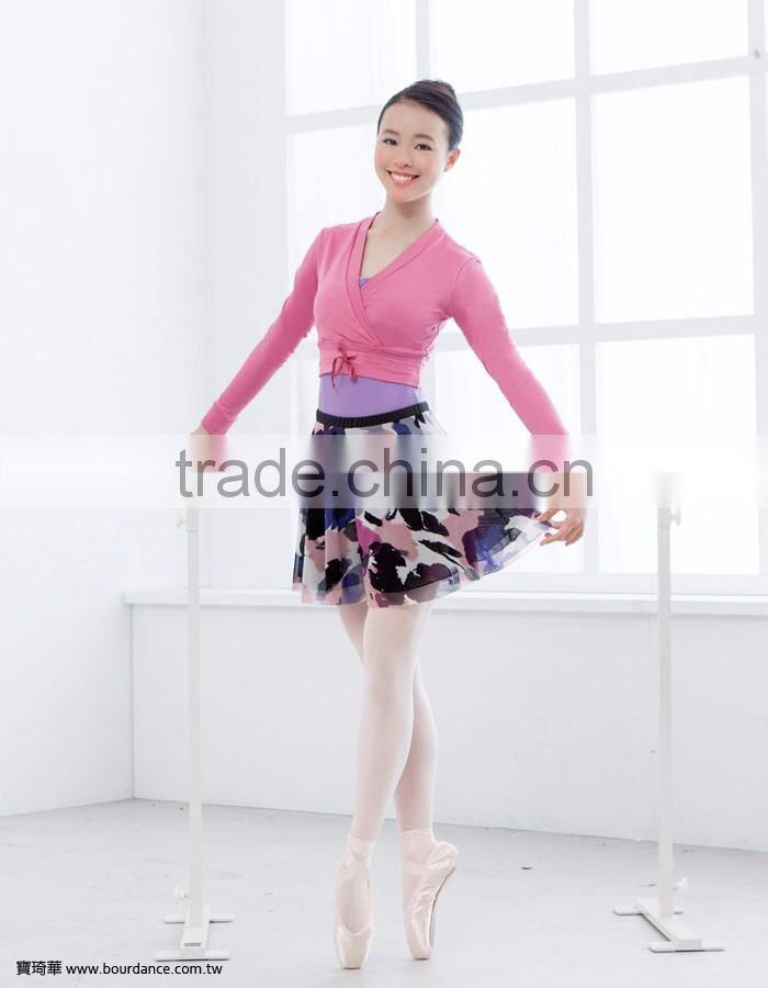 Ballet women pattern convertible pull-on dance skirt