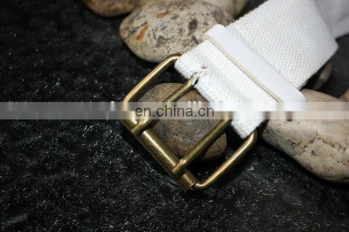 2015 Cheap Polyester Cnavas Fabric Belts Wholesale