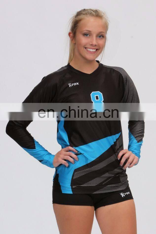 High five short sleeve solid volleyball Jersey,design Custom baseball uniform,team work volleyball uniforms