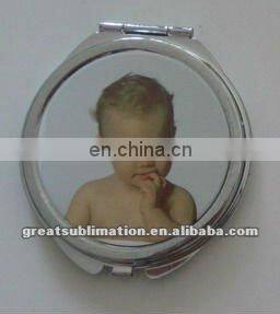 Sublimation compact pocket mirror