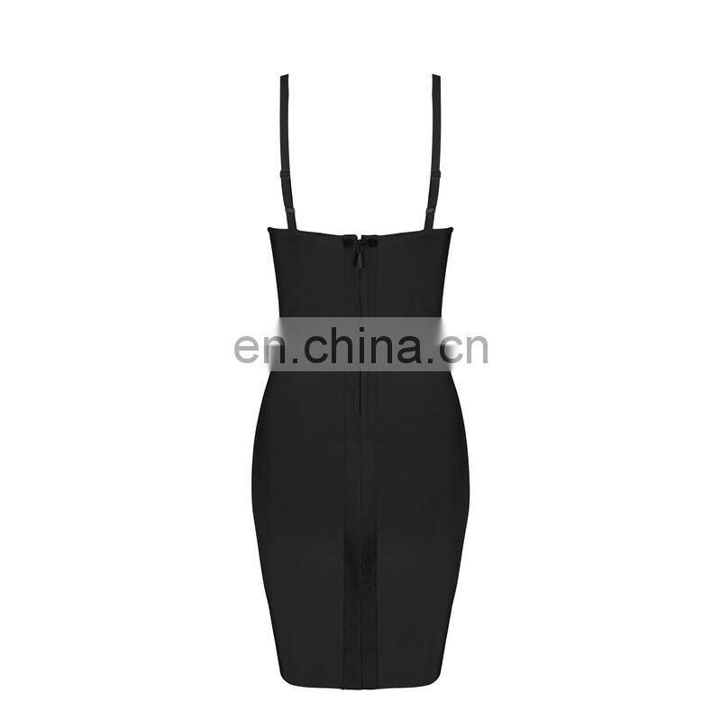 Amigo 2017 new designer strap dew chest sexy XXX bandage dress fashion slit mini evening dresses for ladis party wear
