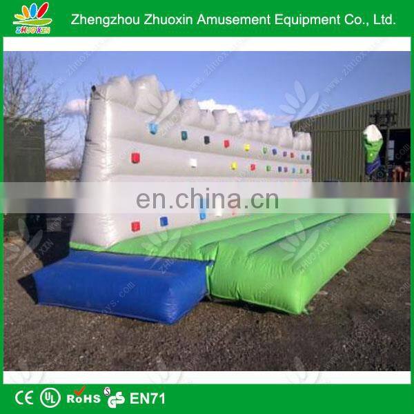 Popular and best sale commercial 2014 hot sale inflatable climbing wall for kid