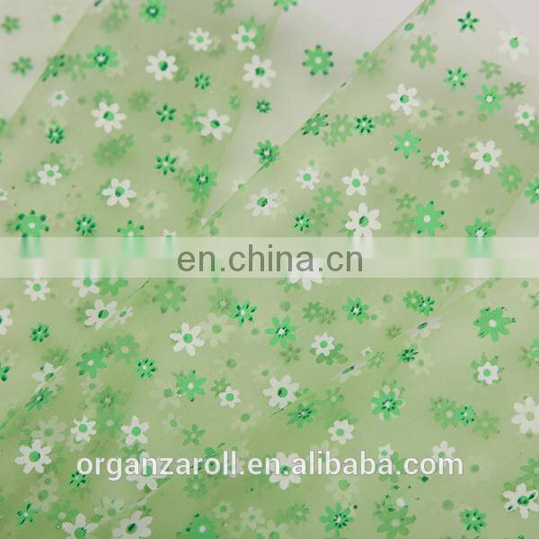 Organza Manufacturers high quality printing organza roll