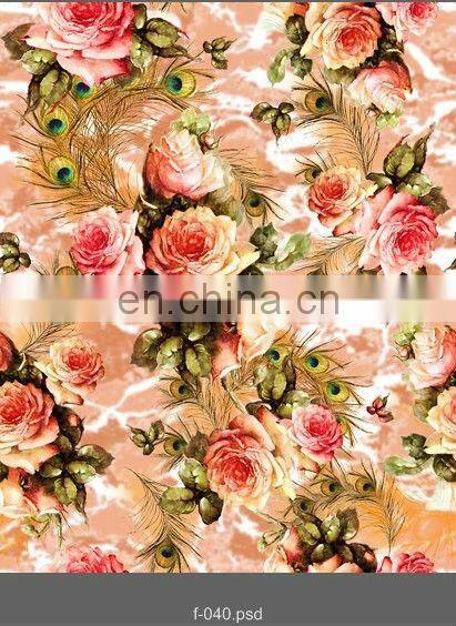 organic digital printed cotton fabric for hats,dress,shirt