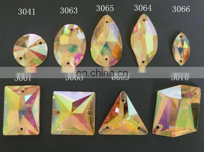 Crystal Beads Sparkling Crystal Good Match Fancy Sewing Crystal