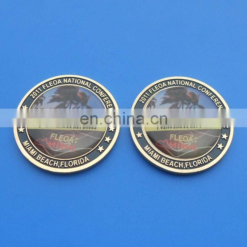 custom personalized souvenir silver plated metal challenge coin