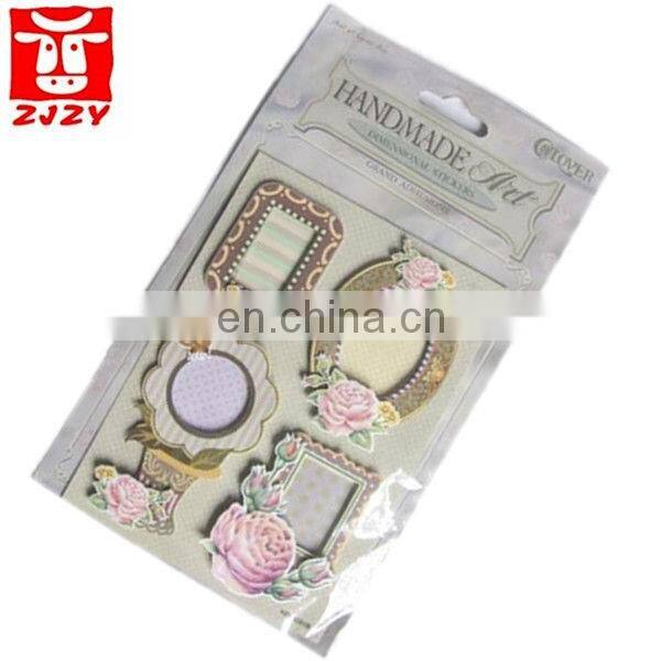 Hand made sticker/3D sticker for kids(ZY14-3068)