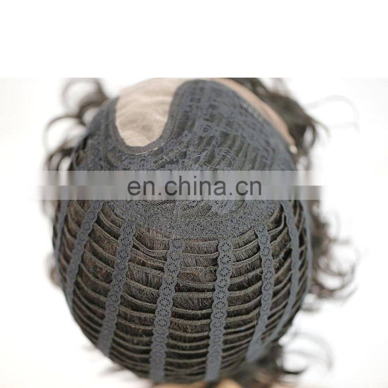 short curly wig human hair lace front wig