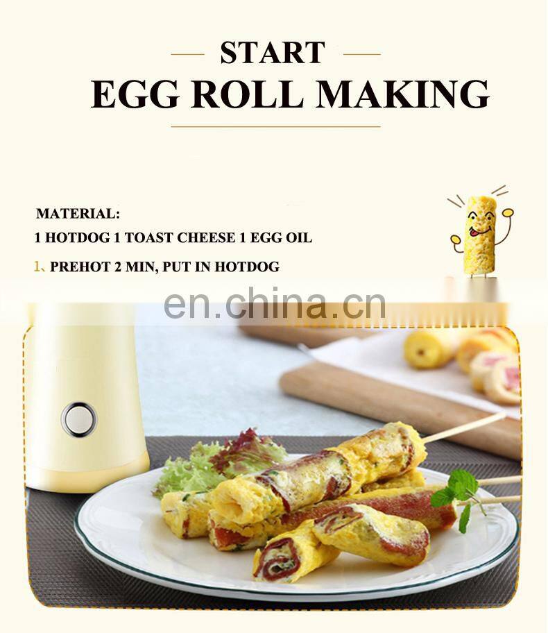 220V Automatic Household Type Egg Roller Maker Egg Cup Cooking Tool Multifunction Omelette Master DIY Sausage Breakfast Maker