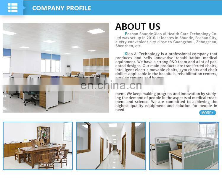 Hospital function practical aluminum alloy lightweight fold electric wheel chair