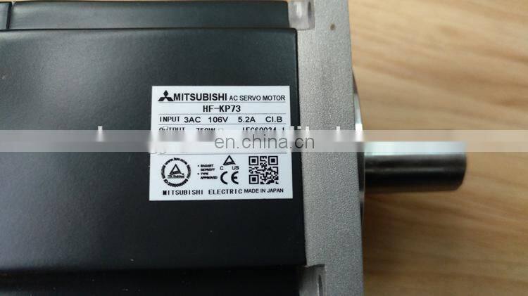 New original Mitsubishi 750W servo motor HF-KP73 for embroidery machine