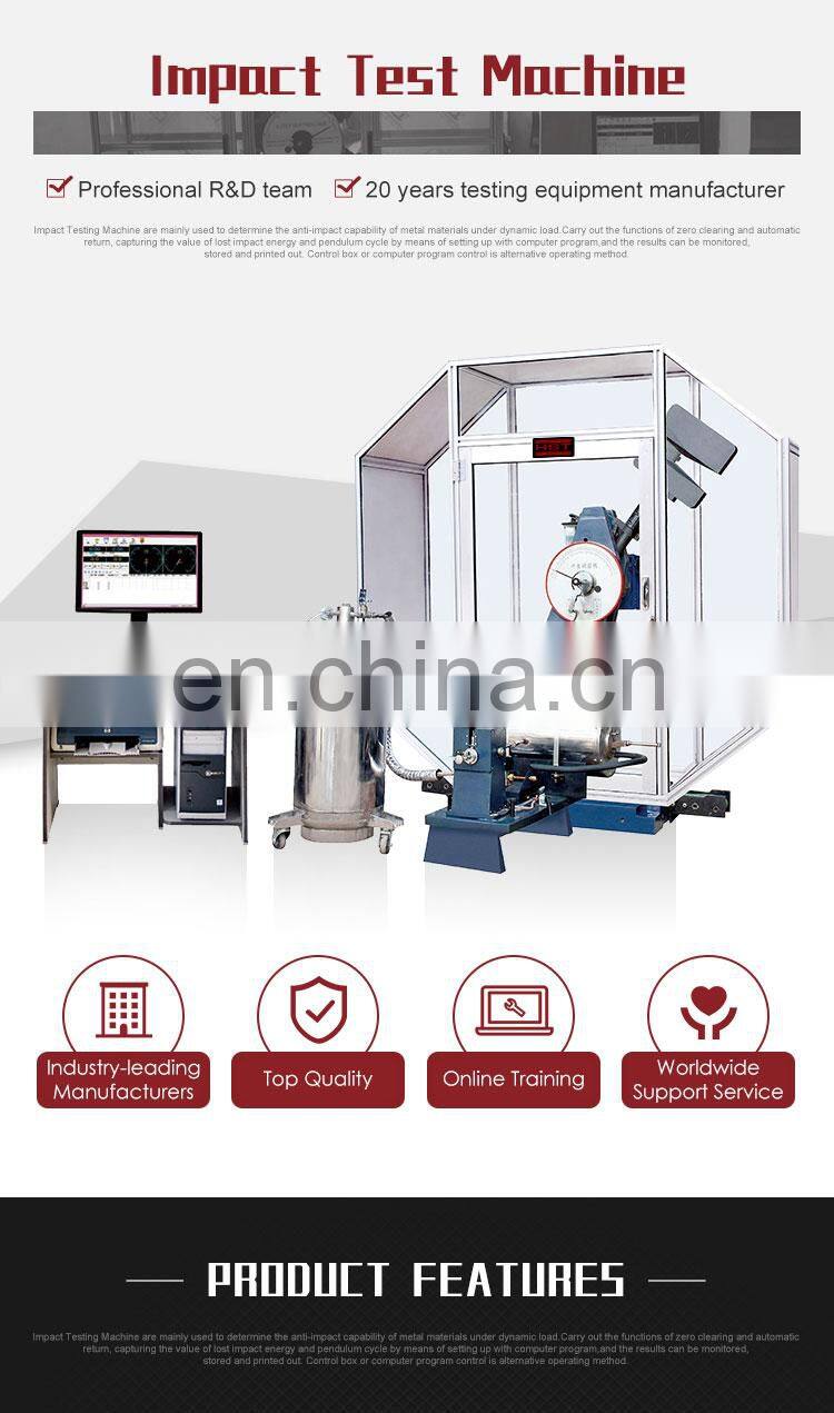 Full Automatic Astm Izod Impact Testing Machine Charpy Impact Testing Machine Price