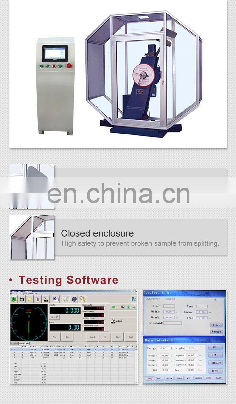 JBS-C Series Touchscreen Digital Display Semi-automatic Charpy Impact Testing Machine
