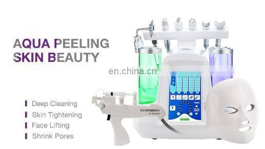 Hydrogen and Oxygen Bubbles remove blackheads skin water hydro dermabrasion hydrogen machine facial device