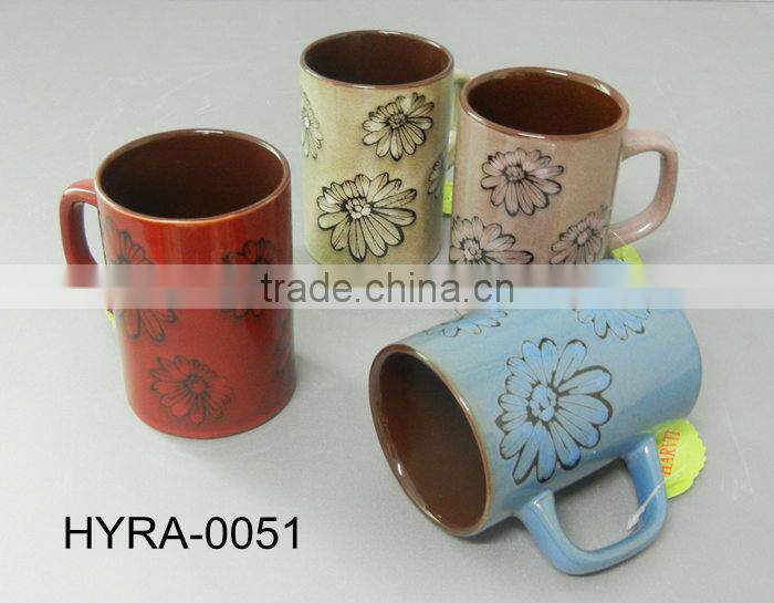 11oz Promotional color glaze mug