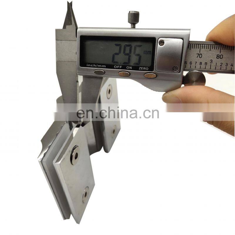 Luxury design bathroom shower door angle glass clamp