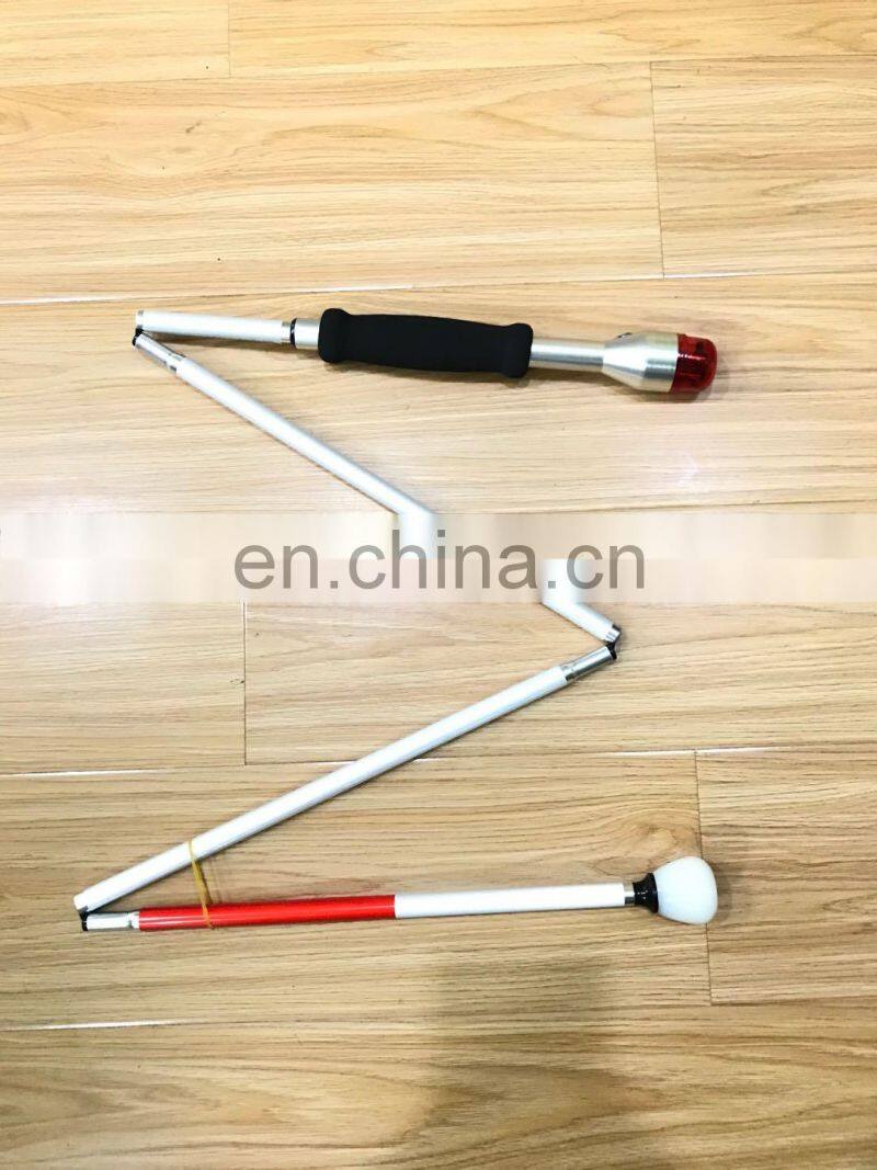 BME best quality Blind stick Aluminum Alloy Crutches for Blind People Blind cane Handicapped Folding Walking cane