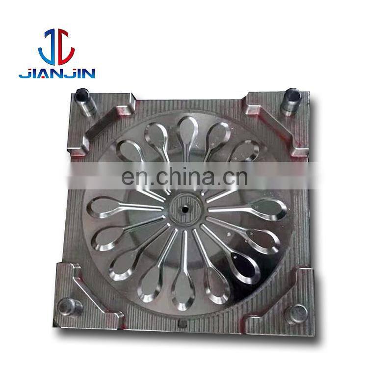 Custom Top Quality Disposable Plastic Injection Cake Fork Mould, Cake Knife Moulds and Spoon Mold