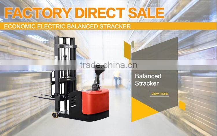 low price electric counterbalance forklift for warehouse use