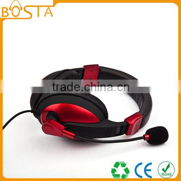 Durable madness sale trendy call center pc computer headphone with mic