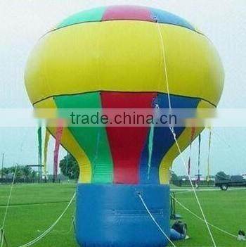 Custom promotional advertising inflatable colorful hot air balloon for display