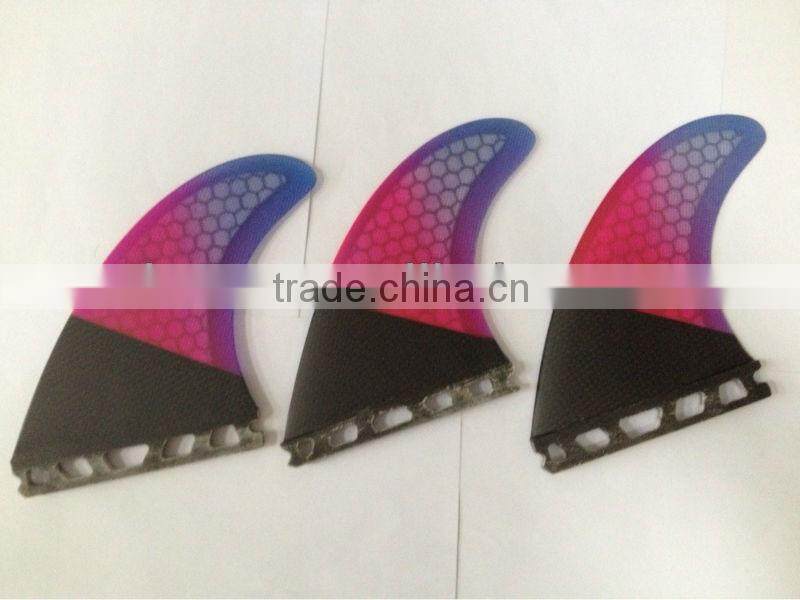 New design carbon fiber surfing fins carbon fiber surfing fcs fins with great price