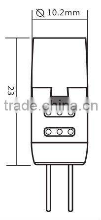 G4 LED lamp 12V 1.5W 80LM 30000hrs lifespan