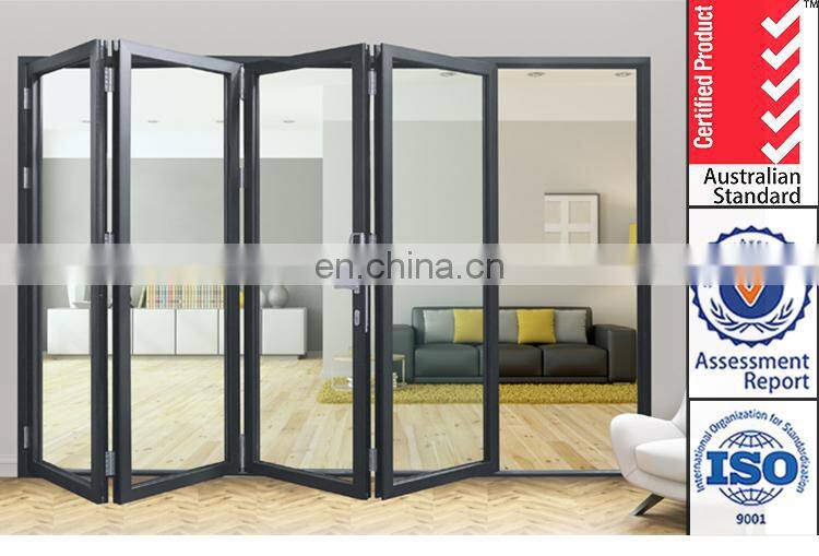 Aluminum Bi Folding Door Folding Patio Doors Folding Exterior French Doors