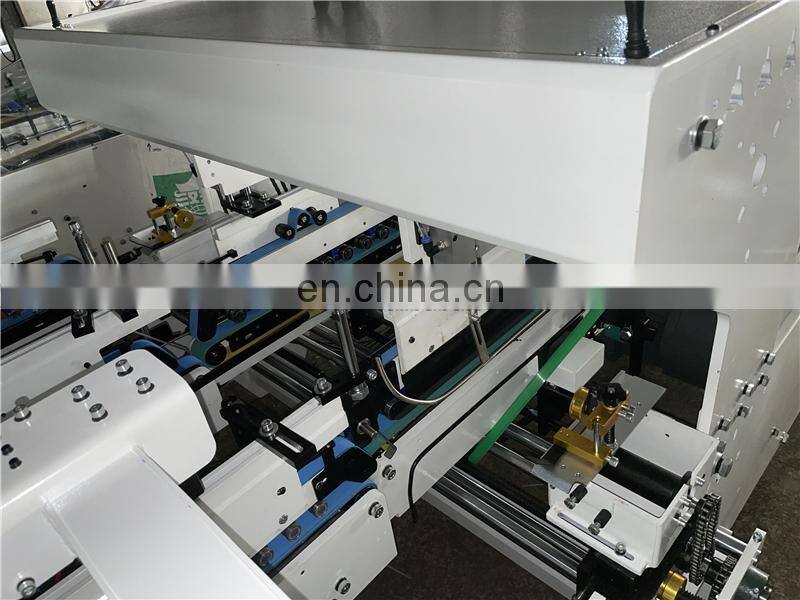 UFG1250E 2 4 corners Automatic Corrugated pizza food express paper box Folding and gluing machine