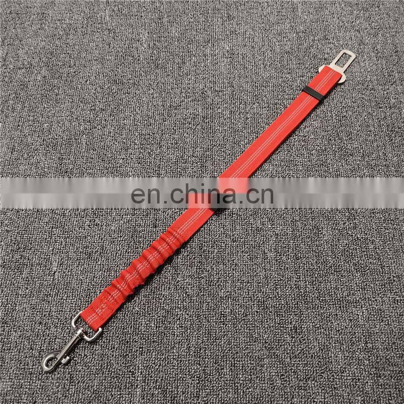 Pet Car Seat Belt Dog Seat Belt Dog Leash Vehicle Belt Adjustable Cushioning Elastic Reflective Safety Rope for Dog Cat