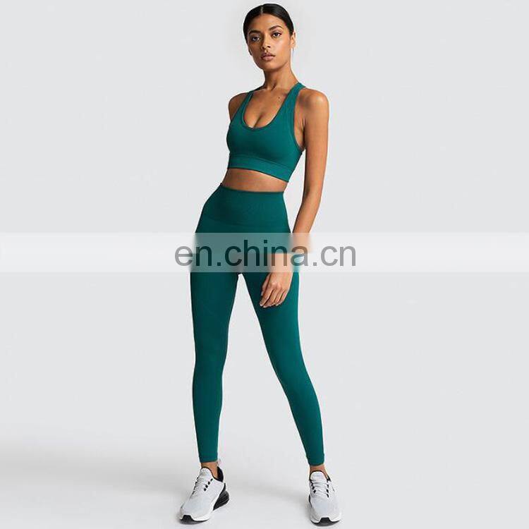 Yoga Bra Set 2021 Winter New Jumpsuit Women Fitness & Yoga Wear Zipper Yoga Set