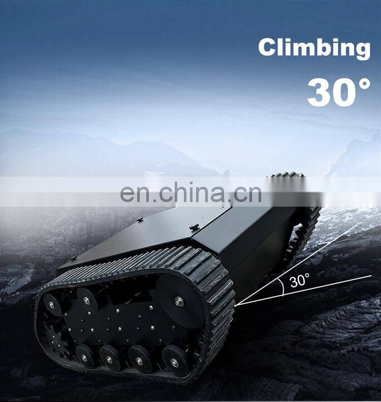 rubber track kit remote controlled vehicle platform delivery robot outdoor