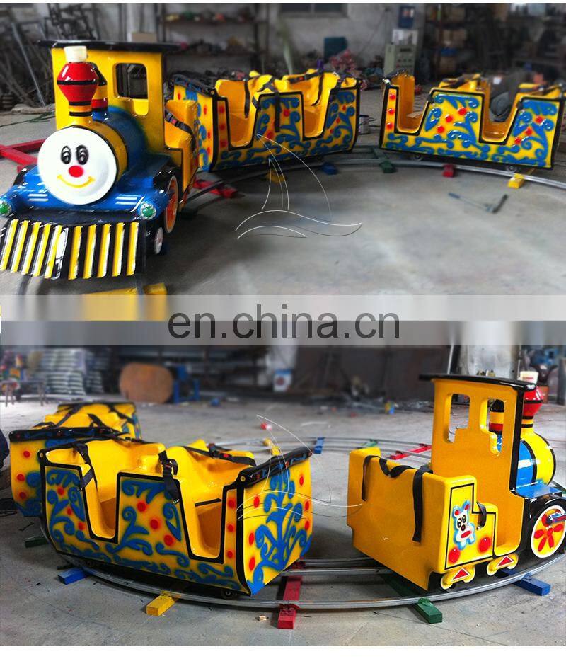 Pretty children game electric cartoon garden track train