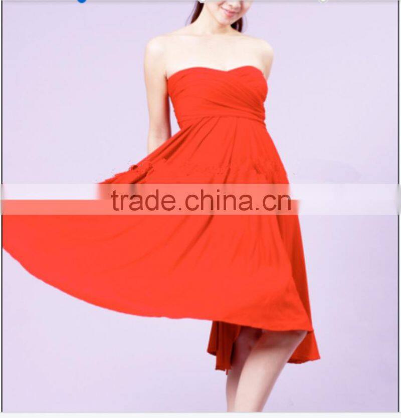 Sleeveless Casual Dress bridesmaid dress designs convertible fashion dress