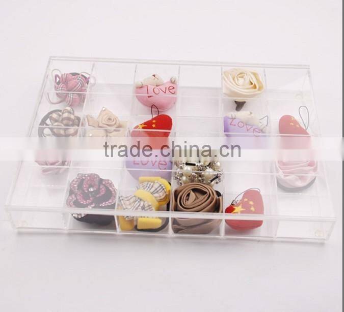 Clear Displayed Acrylic Box Accessories Display Box