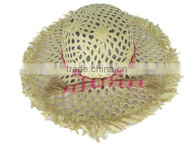 china hot sale elegant ladies fashion straw wholesale straw floppy hats