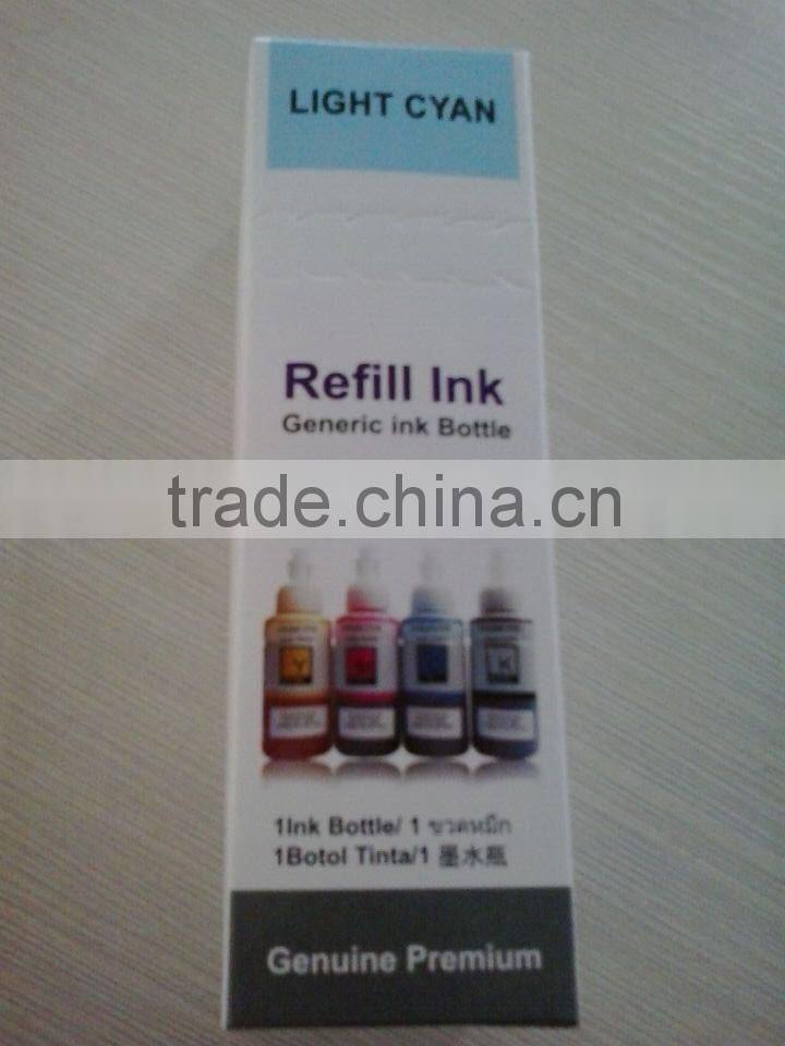 70ml/100ml dye ink for Epson L Series,with same bottle and color box,L350/L351/L100/L301/L353/L800/L300/L200/L303/L358/L211/L565