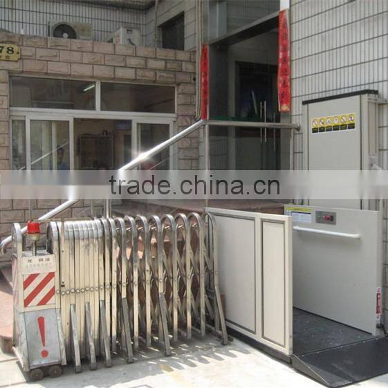 JINCHUAN high-tech vertical wheelchair lift/home lift/disabled lift mill