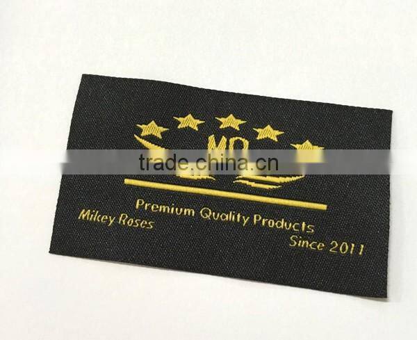 high quanlity woven label , clothing private lable , woven label private label