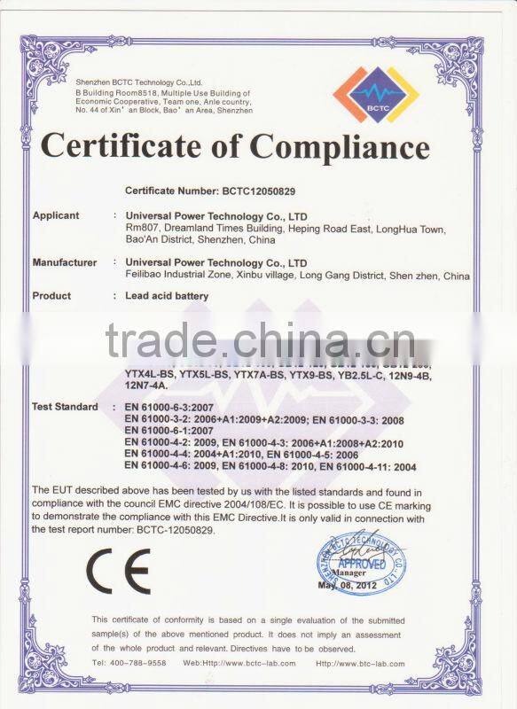 6v 4.5ah Sealed Lead Acid Battery Agm Battery Vrla Battery