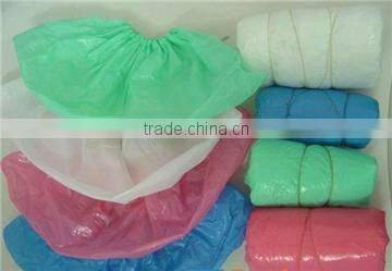 Cheap single use Plastic Disposable CPE PE shoe cover shoecover blue green white red