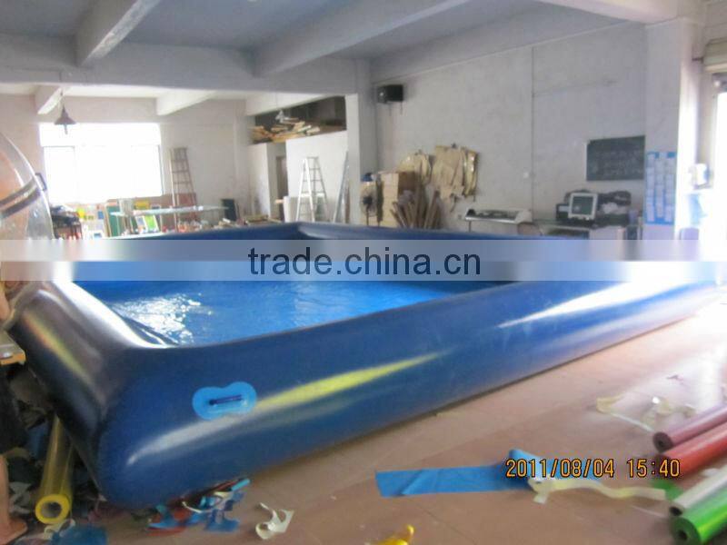 Newest pvc tarpaulin inflatable water pool rainbow inflatable pool