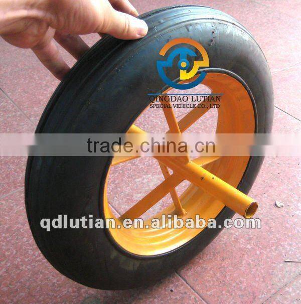 wheelbarrow wheel, solid rubber wheel, rubber wheel, wheel barrow tire