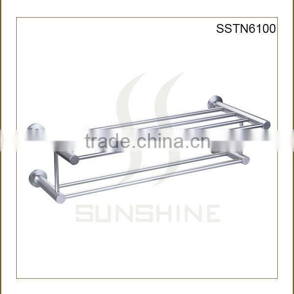 SSTN6100 Bathroom and toilet aluminum material towel shelf