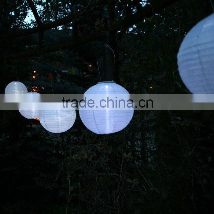 solar fabric lantern