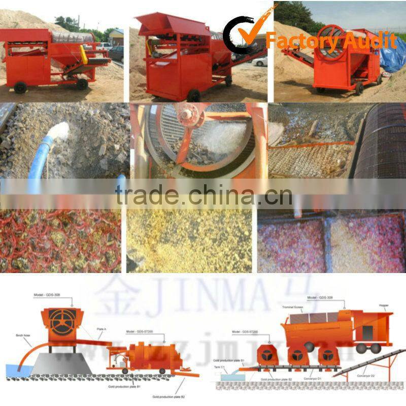 Alluvial Gold Placer Gold Mining Machine Equipment