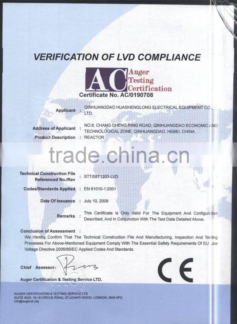 Three Phase Input Line Reactor compatible to (ACS143) Inverter